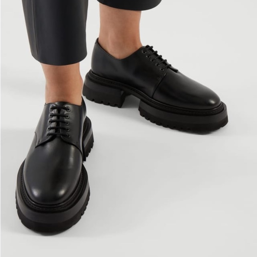 COS black lug sole oxford creeper US8.5 EU40